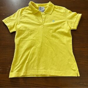 Lilly pulitzer yellow vintage polo M